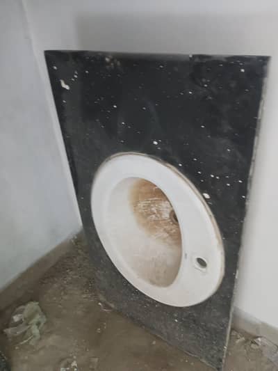 3 branded wash basin vanity with marble top