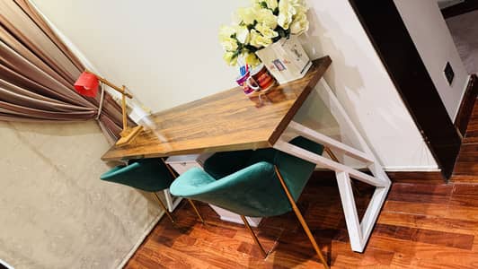 8 Feet Study Table with 2 Chairs – Excellent Condition