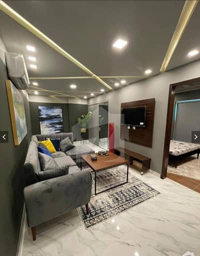 Like New 1 Bed Full Furnish Flat For Rent In BB Block Sector D Bahria Town Lahore