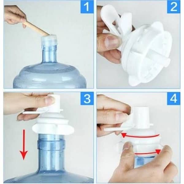 Manual Water Dispenser Pump for 19-Litre Bottles – High-Quality Hand Press Drinking Water Pump | Easy to Install & Remove, Effortless Water Dispensing for Home, Office & Outdoor