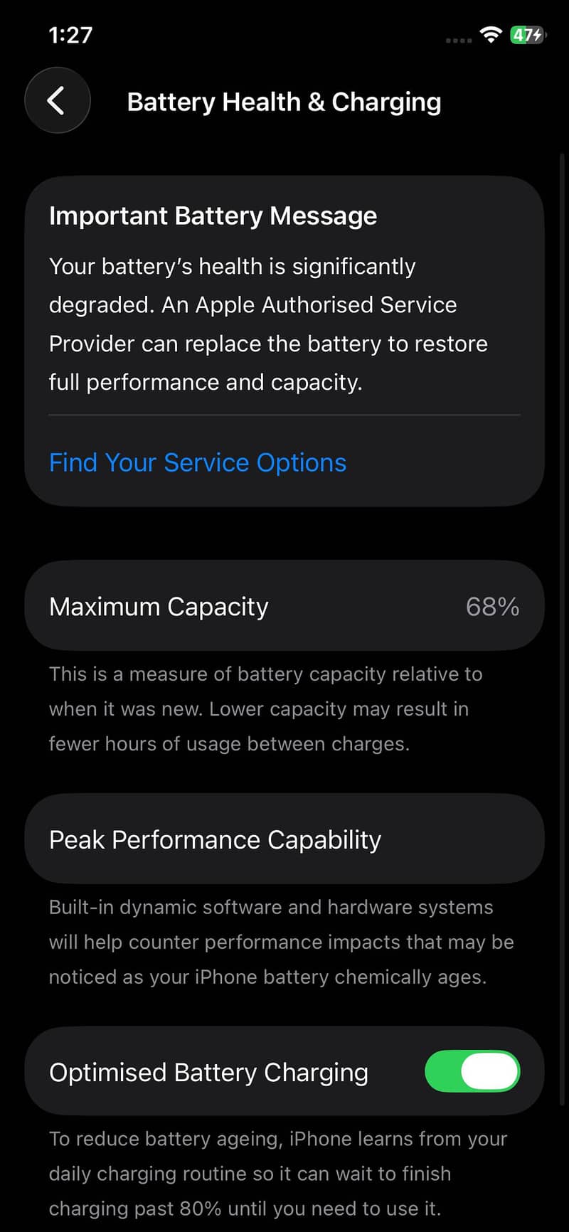 iPhone 11 Pro sim time 2