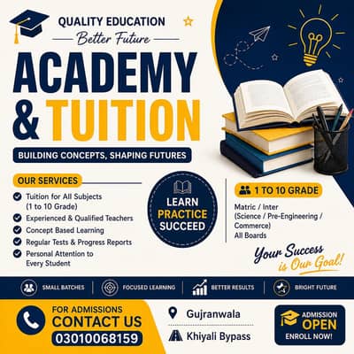 Home Tuition & Academy Classes Available