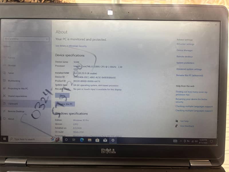 DELL "CORE i5" 1