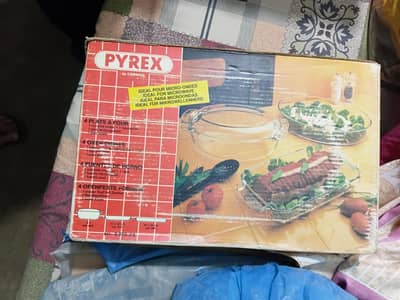 Pyrex original Micro wave bowls set tam chini Pans set