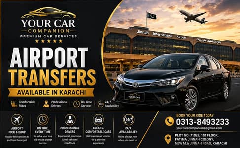 Airport Pick & Drop Karachi Jinnah Airport Transfer