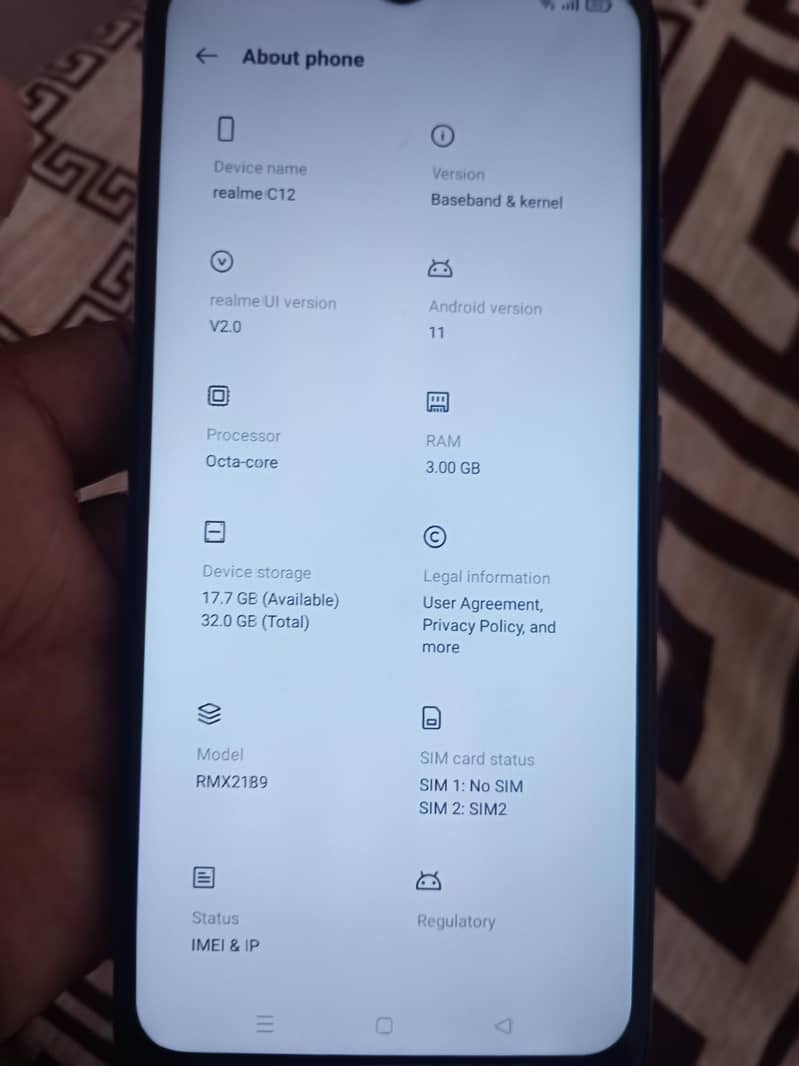 Realme C12 0