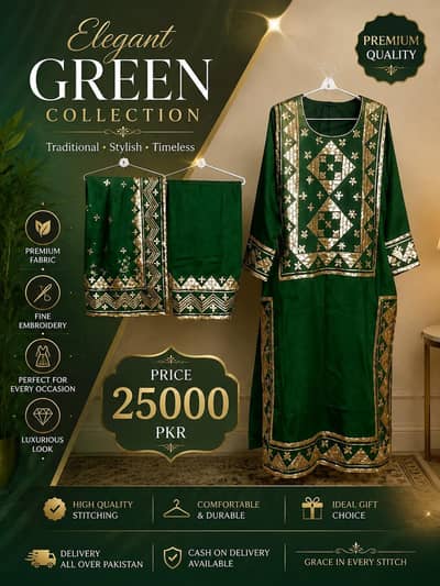 Gota embellished lady suit