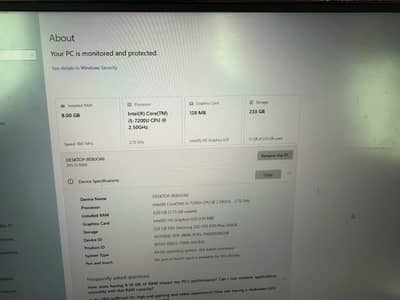 Dell Core i5 7th gen 8/256