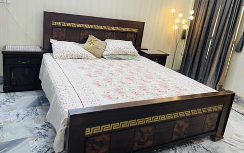 Bed and Side Tables