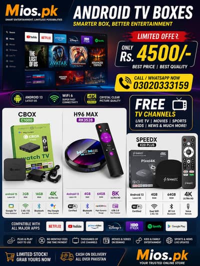 Android Smart Tv Box X96Q MXQ H96 MAX TV Stick Available in low Price