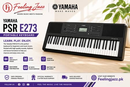 Yamaha PSR-E273 Digital Keyboard | Piano
