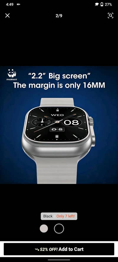 Microwear Ultra 4 Smart watch AMOLET Display