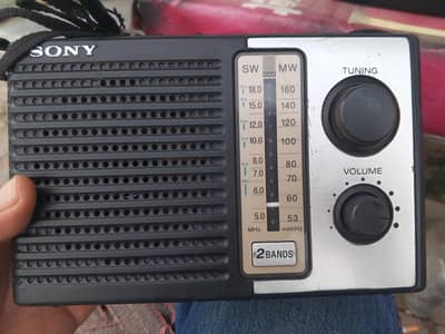Radio Sony 2 bands MW SW