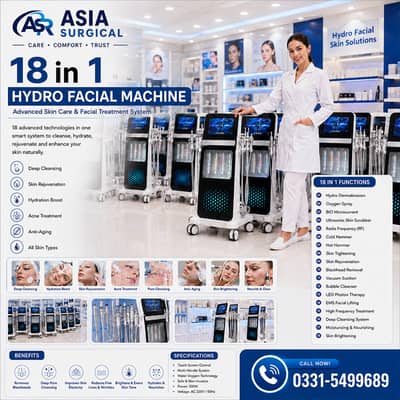 AESTHETIC HYDRO FACIAL MACHINE 17 IN 1