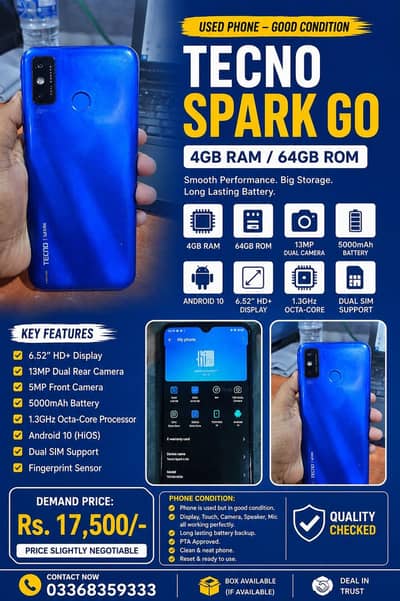 Tecno Spark 6 Go