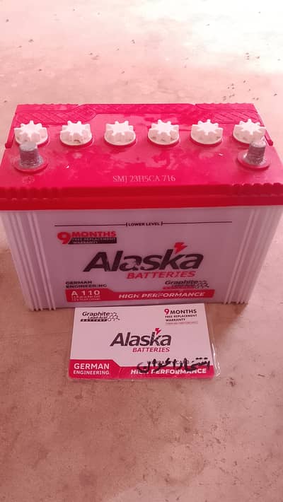 Alaska Battery 110 Amp 11 Plates Per cell