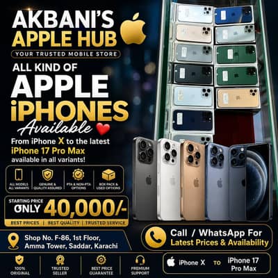 iPhone X, 11, 12, 13, 14, 15, 16 or 17 Pro Max