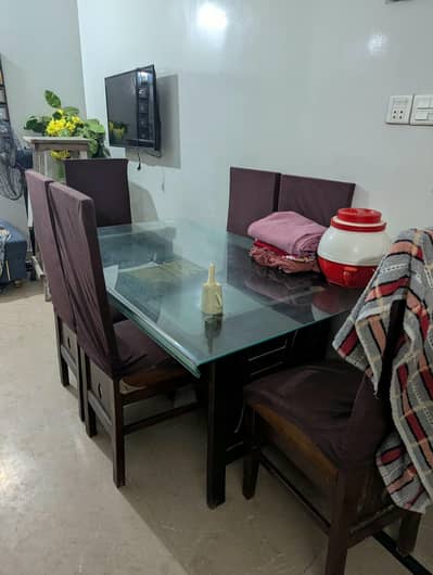 Urgent Sale 6 Seater Dining Table