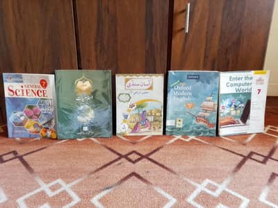 Class 7 Complete School Books Set in Good Condition