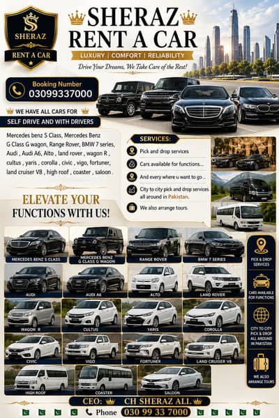 Rent a car 03099337000