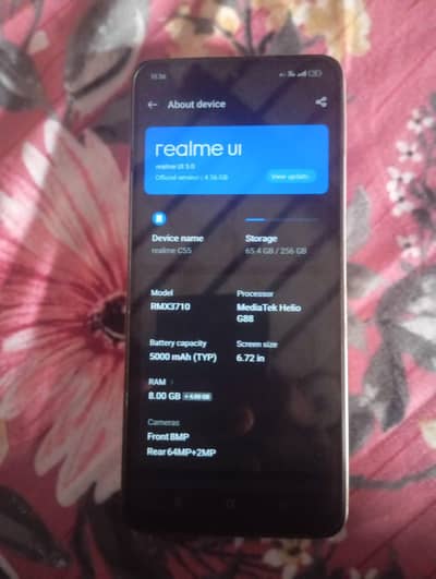 realme c55 8+ 4 256 exchange possible
