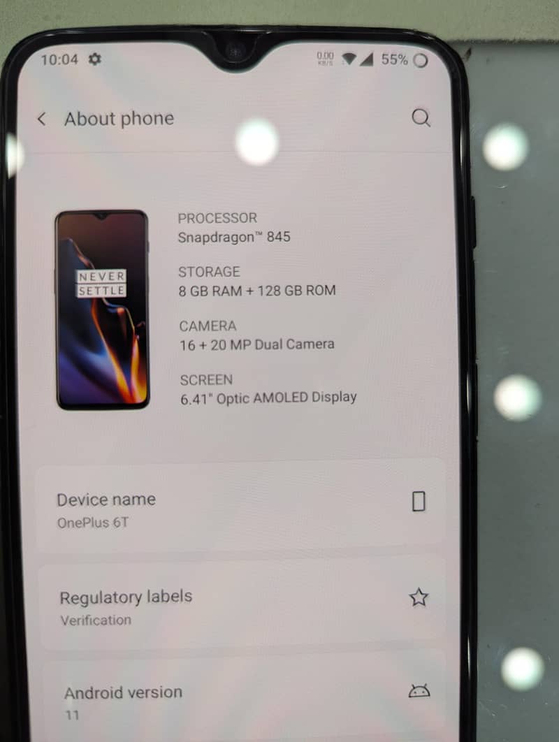 One Plus 6T 5