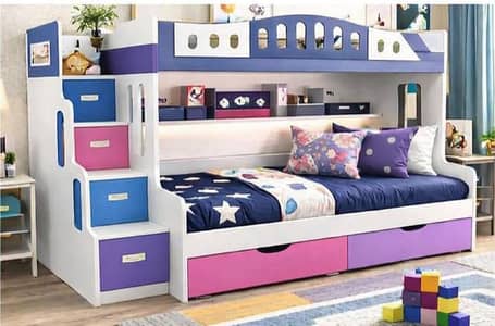 Bunk bed | Kid wooden bunker bed | Baby bed | Double bed | Triple bed