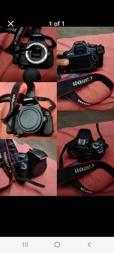 Canon 600d with battery and charger only body