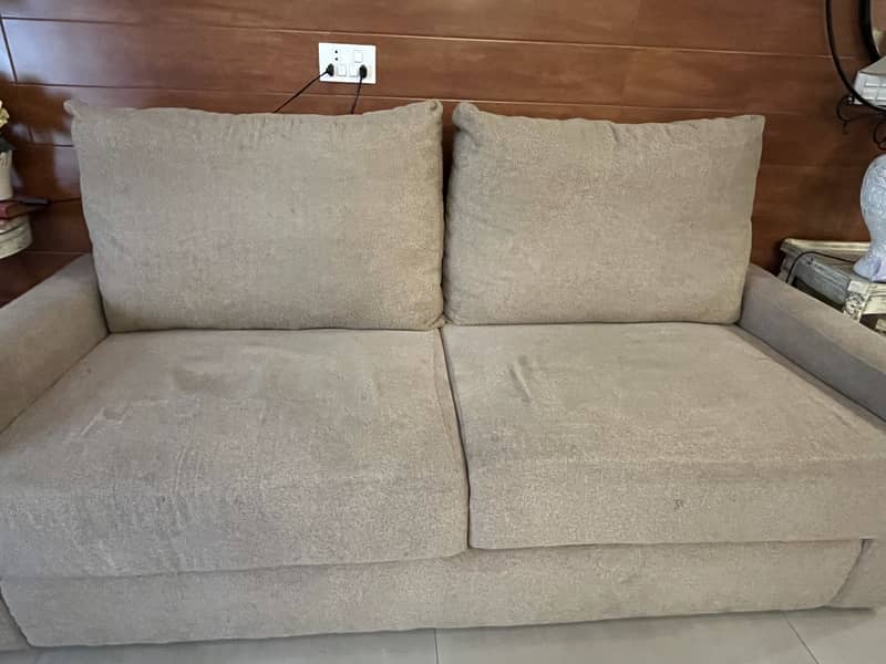 Light Brown Sofa Set 2