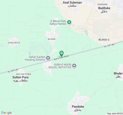 15.6 Acre Land For Sale At Back Of Central Park | Location: Su-E-Asal road | Lahore