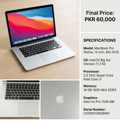 MacBook for sale