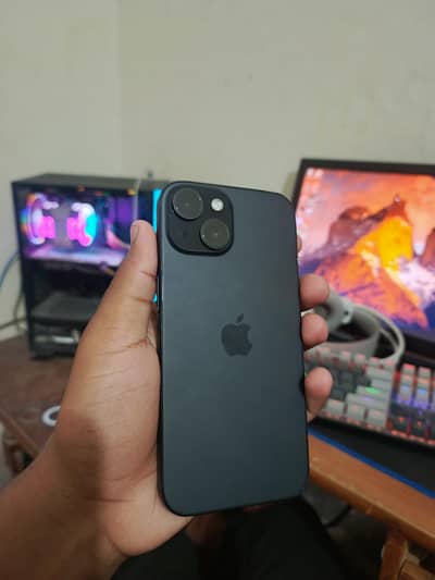 iPhone 15 Black 128GB - 100% Battery (MDM / Non-PTA) - Waterpack
