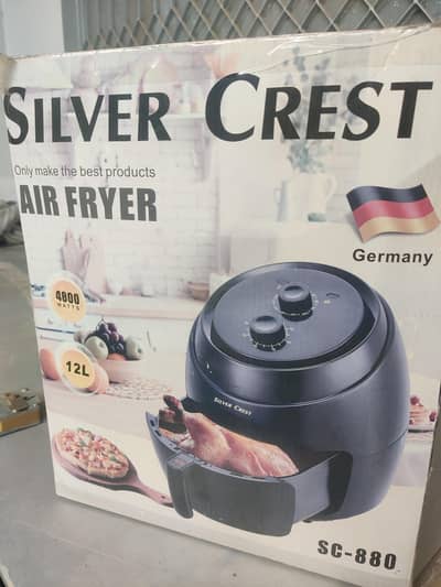 12L Air Fryer Silver Crust