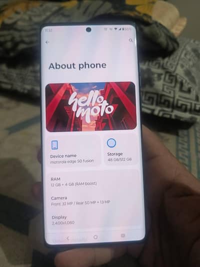 moto edge 50 fusion 12/512