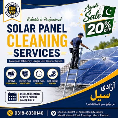 Professional Solar Panel Washing & Cleaning Services / solar cleaning