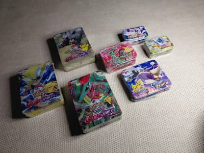 Pokemon card tins