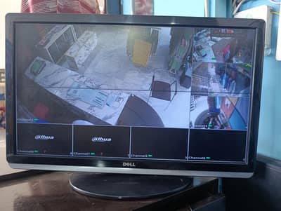 04 CCTV camera with DVR & LED for sale
