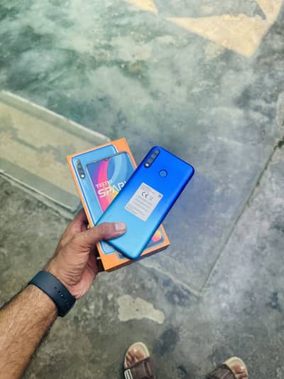 Tecno Spark 4 with box