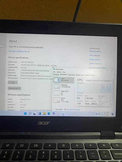 Acer chromebook windows 11 installed price 9500