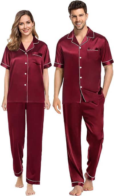 Couple Night Suit Set For Men And Women