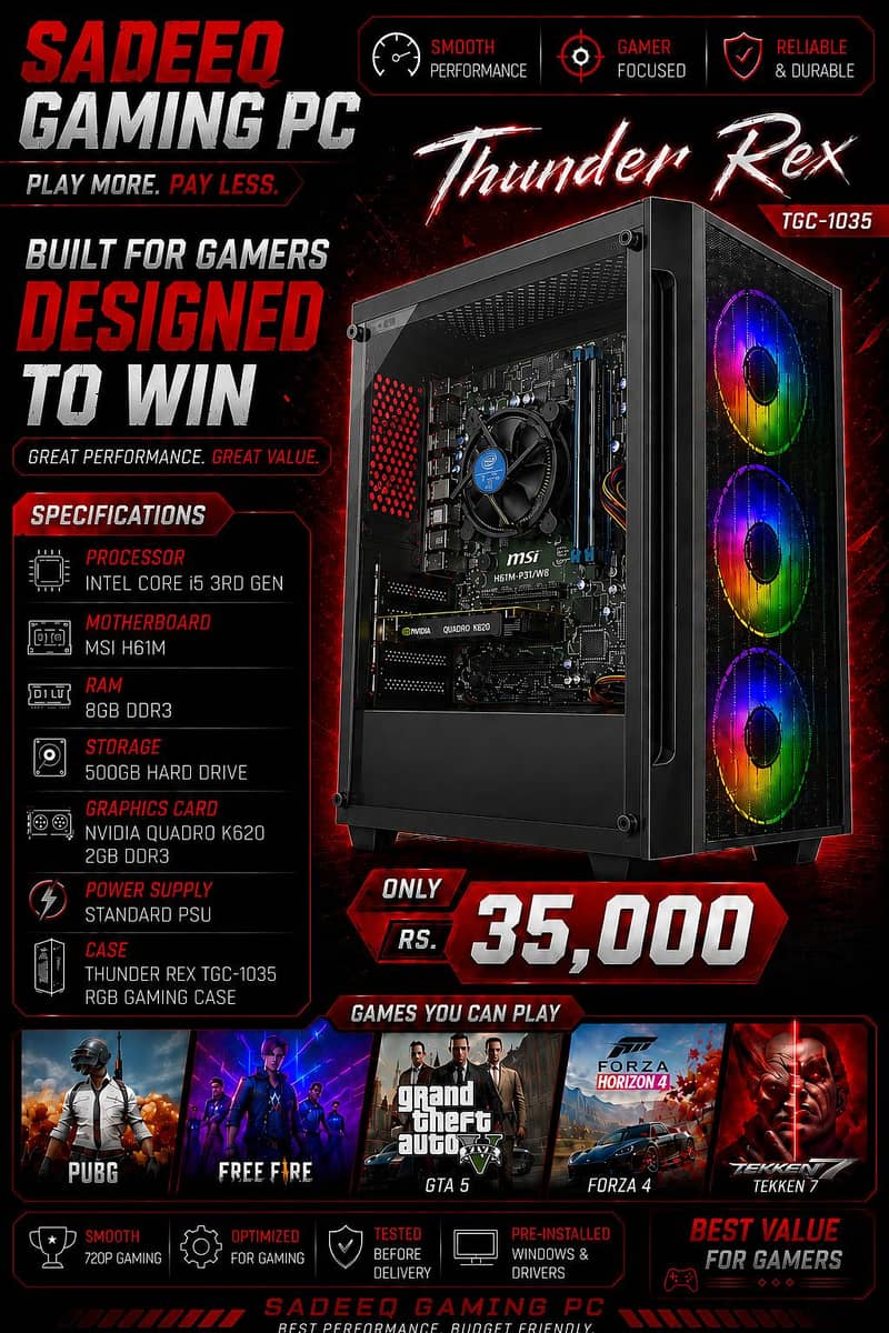 Entry Level Gaming PC 0