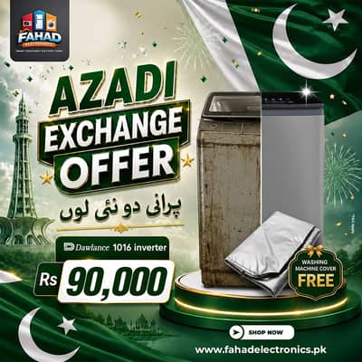Dawlance INVERTER Washing Machine Azadi Exchange Offer
