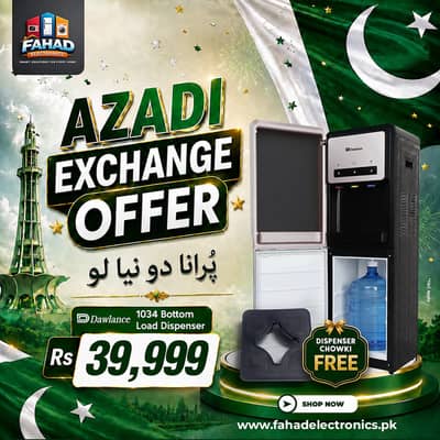 Dawlance Water Dispenser Azadi Exchange Offer