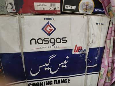 NAS GAS ECO 534 COOKING RANGE NEW