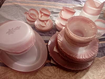 Glass Dinner Set