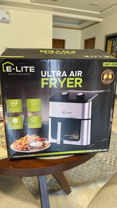 BRAND NEW E-Lite Ultra Air Fryer With Warranty Extra Large Airfryer