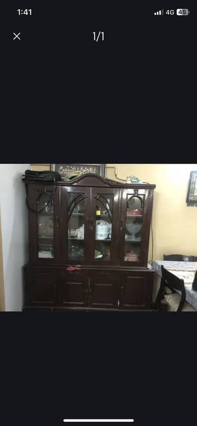 Wooden showcase in good quality