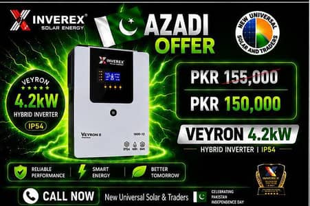 Azadi Offer Veyron ii 4.2kw inverter
