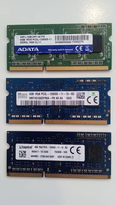 4 GB DDR3 Laptop RAM
