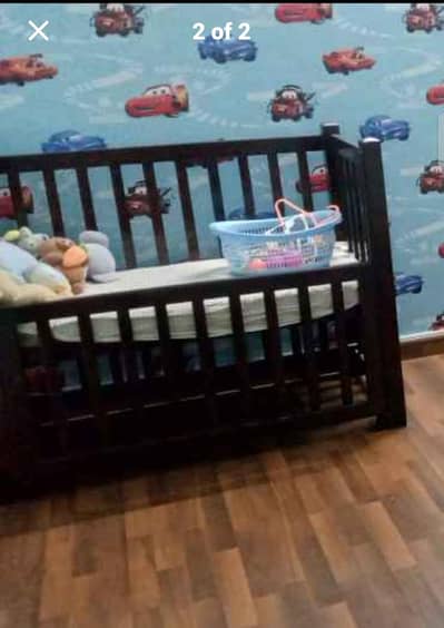 Wooden Baby Cot
